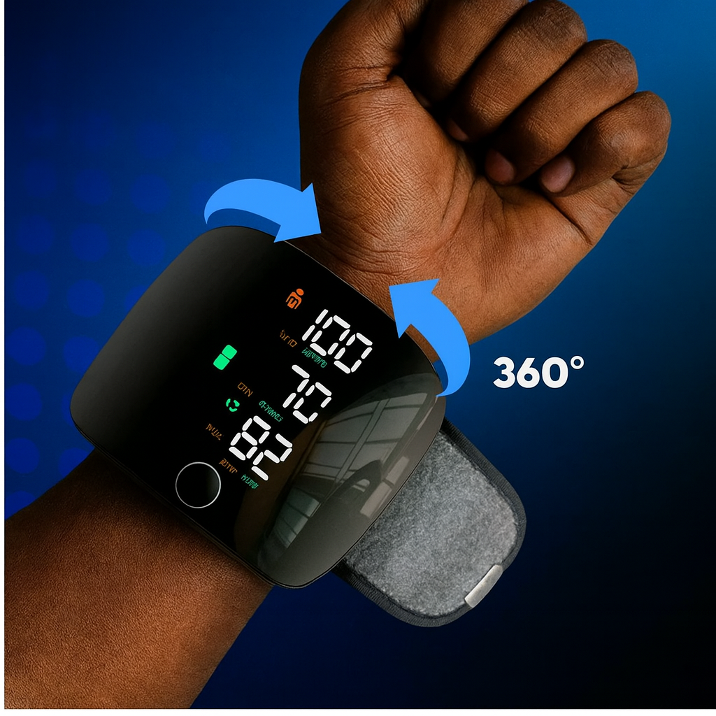 🩺 Tensiomètre de Poignet Rechargeable – Suivi Facile de votre Tension