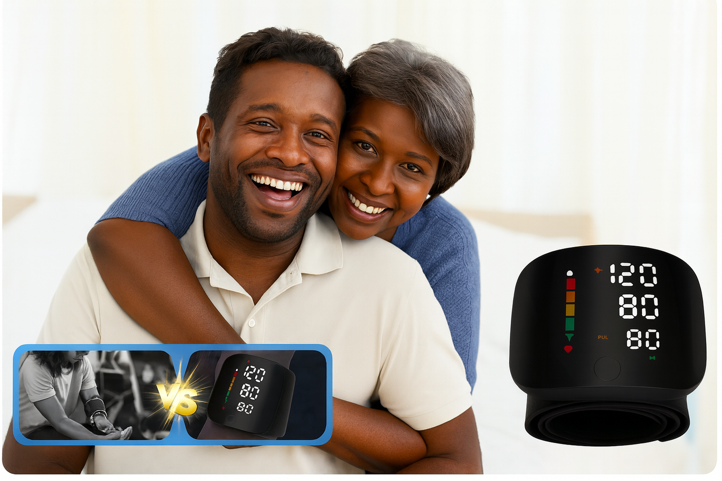 🩺 Tensiomètre de Poignet Rechargeable – Suivi Facile de votre Tension